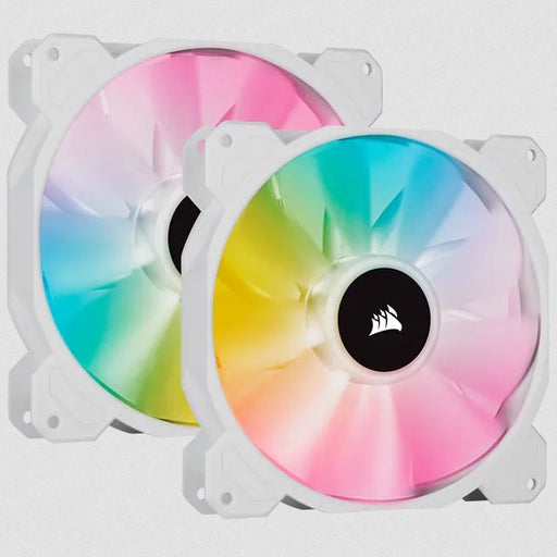 EAN 0840006637790 - Corsair SP140 RGB ELITE Carcasa del ordenador Ventilador 14 cm Blanco 2 pieza(s) imagen 1