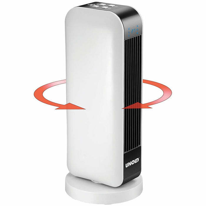 EAN 4011689864308 - Unold 86430 calefactor eléctrico Interior Negro, Blanco 2000 W Ventilador eléctrico imagen 3