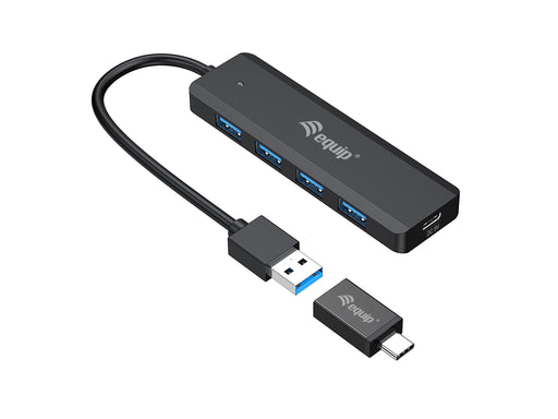 EAN 4015867229446 - Equip 128959 hub de interfaz USB 3.2 Gen 1 (3.1 Gen 1) Type-A 5000 Mbit/s Negro imagen 2