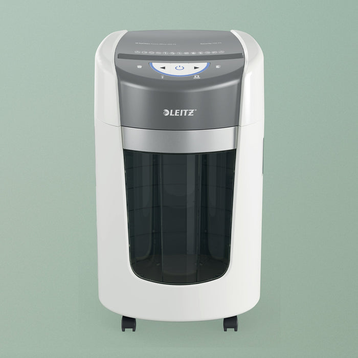 EAN 4002432142415 - Leitz IQ OptiMax Home Office 225 triturador de papel Microcorte 58 dB Gris, Blanco imagen 11