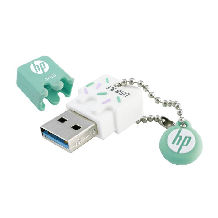 EAN 4712847091771 - HP x778w unidad flash USB 64 GB USB tipo A 3.2 Gen 1 (3.1 Gen 1) Verde, Blanco imagen 3