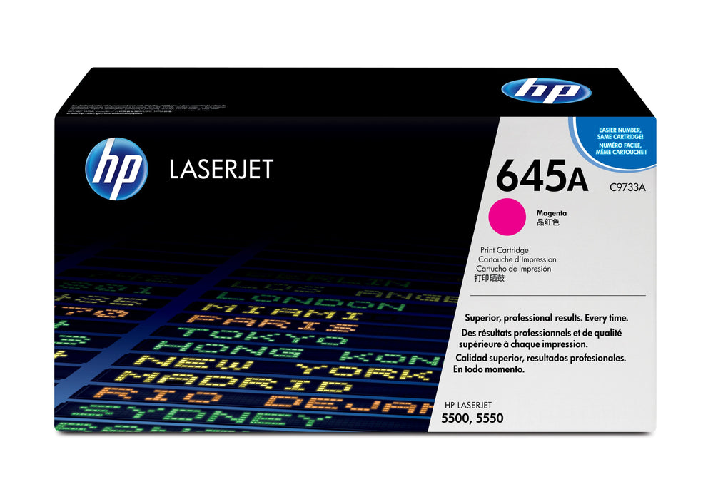 EAN 0088698445433 - HP 645A Magenta Original LaserJet Toner Cartridge cartucho de tóner 1 pieza(s) imagen 1