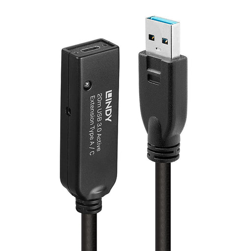 EAN 4002888433754 - Lindy 43375 cable USB USB 3.2 Gen 1 (3.1 Gen 1) 20 m USB A Negro imagen 1