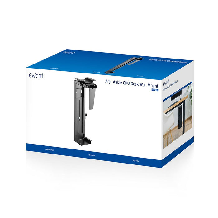 EAN 8054392619458 - Ewent EW1293 soporte de CPU Soporte para instalación de CPU bajo mesa Negro imagen 7