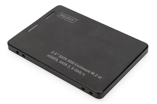 EAN 4016032457688 - Digitus DA-71118 caja para disco duro externo Caja externa para unidad de estado sólido (SSD) Negro 2.5" imagen 1