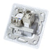 EAN 4052792032062 - LogiLink NK4020 toma de corriente 2 x RJ-45 Blanco imagen 5