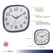EAN 4009816034632 - TFA-Dostmann 60.3053.06 reloj de mesa o pared Reloj de cuarzo Plaza Azul, Blanco imagen 2