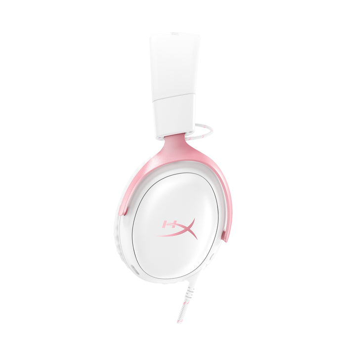 EAN 198122306930 - HyperX Cloud III White/Pink Gaming Headset Alámbrico Diadema Juego Rosa, Blanco imagen 10