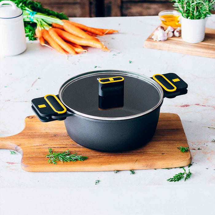 EAN 8411796119203 - BRA Profesional A510320 cacerola Alrededor Negro imagen 5