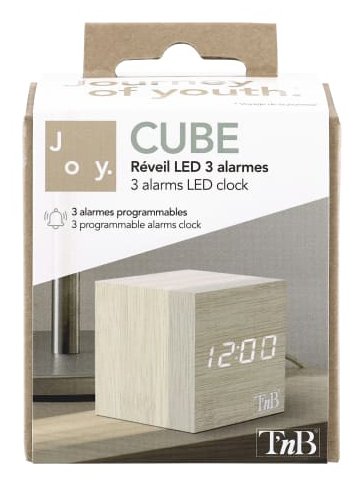 EAN 3303170112151 - T'nB CLOCKSQWD despertador Reloj despertador digital Madera imagen 4