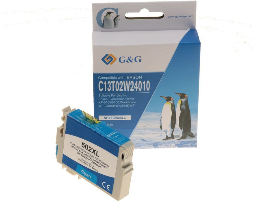 EAN 6939385913022 - G&G NP-R-0502XLC cartucho de tinta 1 pieza(s) Compatible Alto rendimiento (XL) Cian imagen 1
