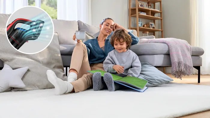 EAN 4242005469543 - Bosch BCS1041PET aspiradora de pie y escoba eléctrica Aspiradora escoba Batería Secar HEPA Sin bolsa 0,4  imagen 9