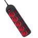 EAN 5902211109617 - Maclean MCE204 base múltiple 1,5 m 5 salidas AC Interior Negro, Rojo imagen 4