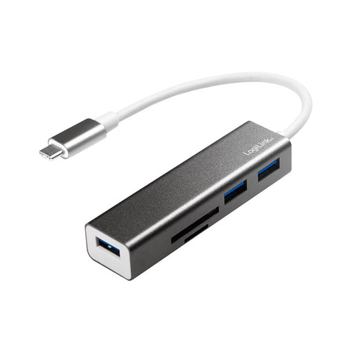 EAN 4052792048568 - LogiLink UA0305 base para portátil y replicador de puertos Alámbrico USB 3.2 Gen 1 (3.1 Gen 1) Type-C Alu imagen 1