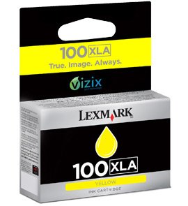 EAN 0734646967297 - Lexmark 100XLA cartucho de tinta 1 pieza(s) Original Amarillo imagen 1