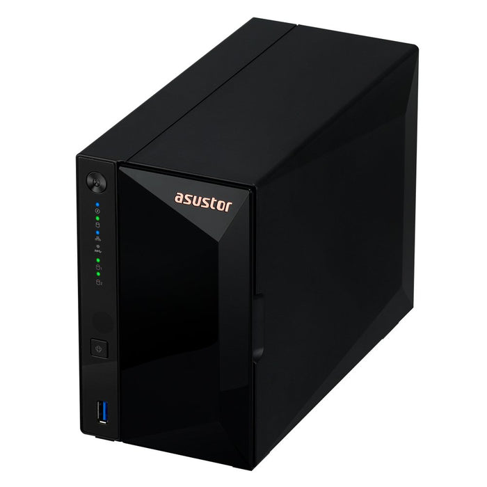 EAN 4710474831517 - Asustor DRIVESTOR 2 Pro Gen2 AS3302T v2 NAS Realtek RTD1619B 2 GB DDR4 ADM Negro imagen 4