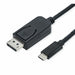EAN 7630049619159 - ROLINE 11.04.5836 adaptador de cable de vídeo 2 m DisplayPort USB Tipo C Negro imagen 1