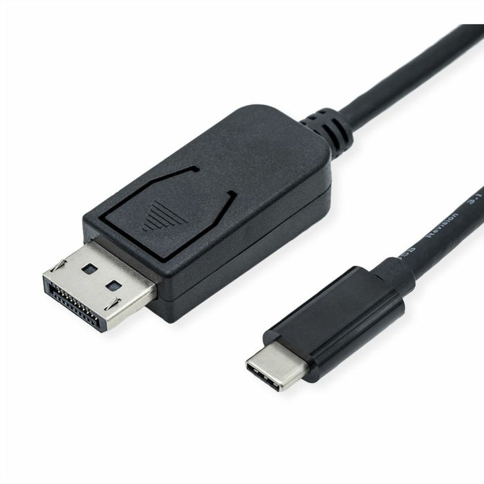 EAN 7630049619166 - ROLINE 11.04.5837 adaptador de cable de vídeo 3 m DisplayPort USB Tipo C Negro imagen 1