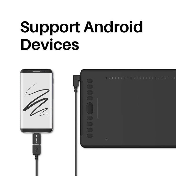 EAN 6930444801250 - HUION H1161 tableta digitalizadora Negro 5080 líneas por pulgada 279,4 x 174,6 mm USB imagen 4