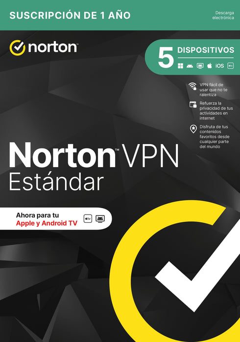 EAN 5397231036805 - Norton VPN Standard Gestión de seguridad Español 1 licencia(s) 1 año(s) imagen 1