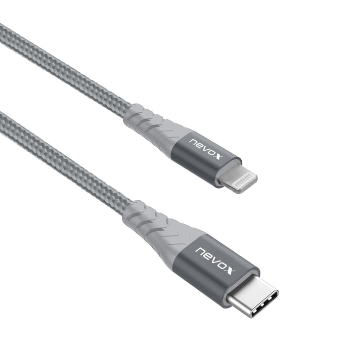 EAN 4250686408850 - nevox 1885 cable de conector Lightning 1 m Gris, Plata imagen 2