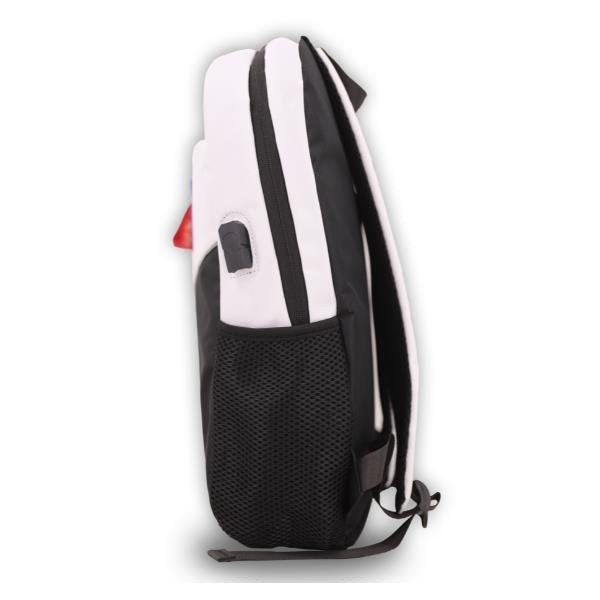 EAN 4895232703715 - NASA BAG05-W mochila City backpack Negro, Blanco Oxford imagen 3