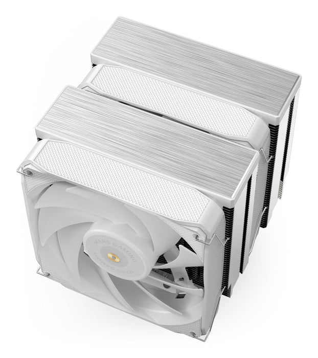 EAN 8435693109341 - Mars Gaming MCPU-XU9W Procesador Refrigerador de aire 12 cm Blanco 1 pieza(s) imagen 2