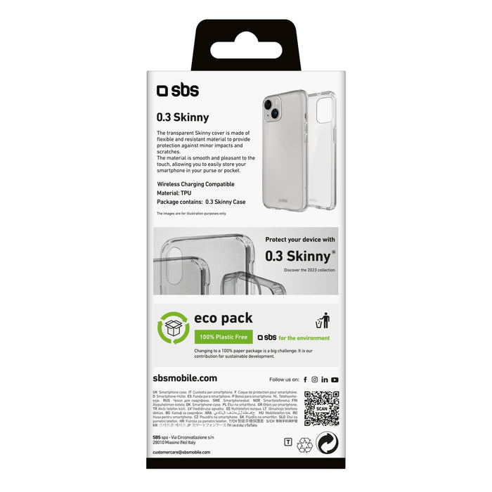 EAN 8018417449413 - SBS TESKINIP1561T funda para teléfono móvil 15,5 cm (6.1") Transparente imagen 3