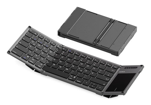 EAN 6976521111188 - Inateck KB06101_STEEL GRAY teclado Hogar RF Wireless + Bluetooth QWERTZ Inglés Negro imagen 1