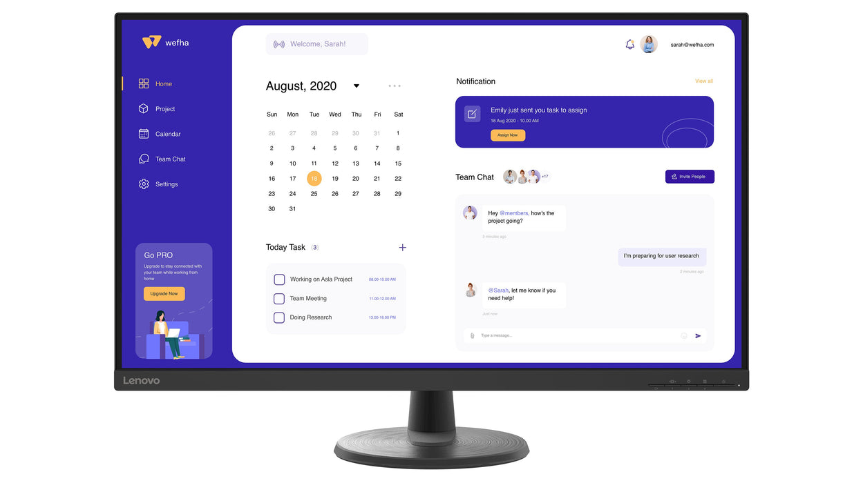 EAN 0196802126083 - Lenovo C32u-40 LED display 80 cm (31.5") 3840 x 2160 Pixeles 4K Ultra HD Negro imagen 1