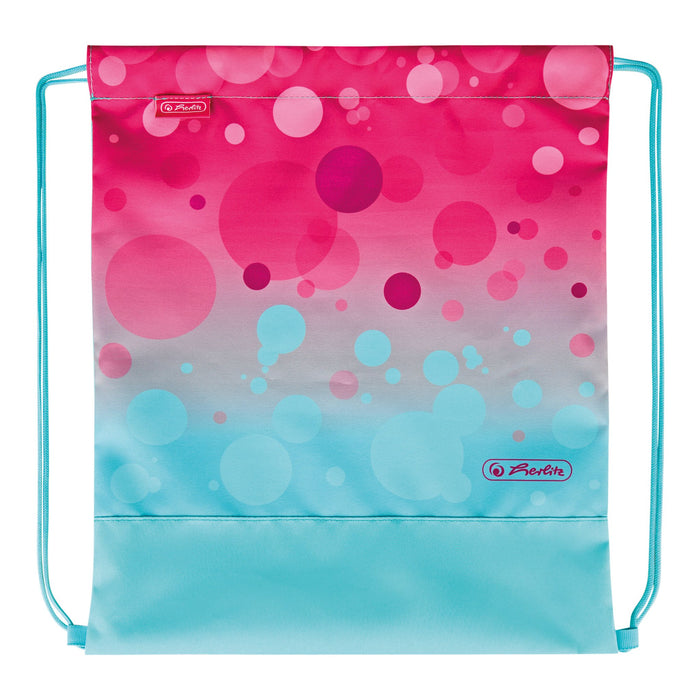 EAN 4008110344539 - Herlitz SoftLight Plus GreenLine Pink Bubbles juego de mochila escolar Chica Poliéster Azul, Rosa imagen 15