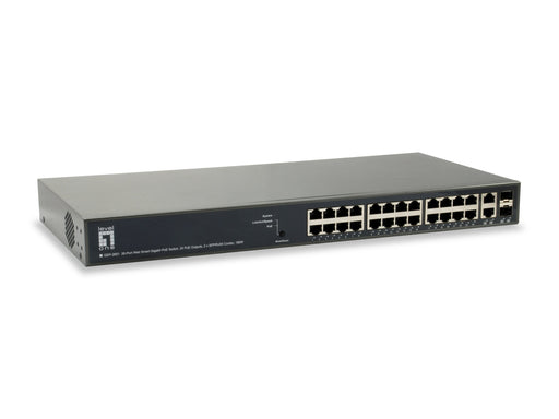 EAN 4015867198957 - LevelOne GEP-2651 switch Gestionado L3 Gigabit Ethernet (10/100/1000) Energía sobre Ethernet (PoE) Negro imagen 1
