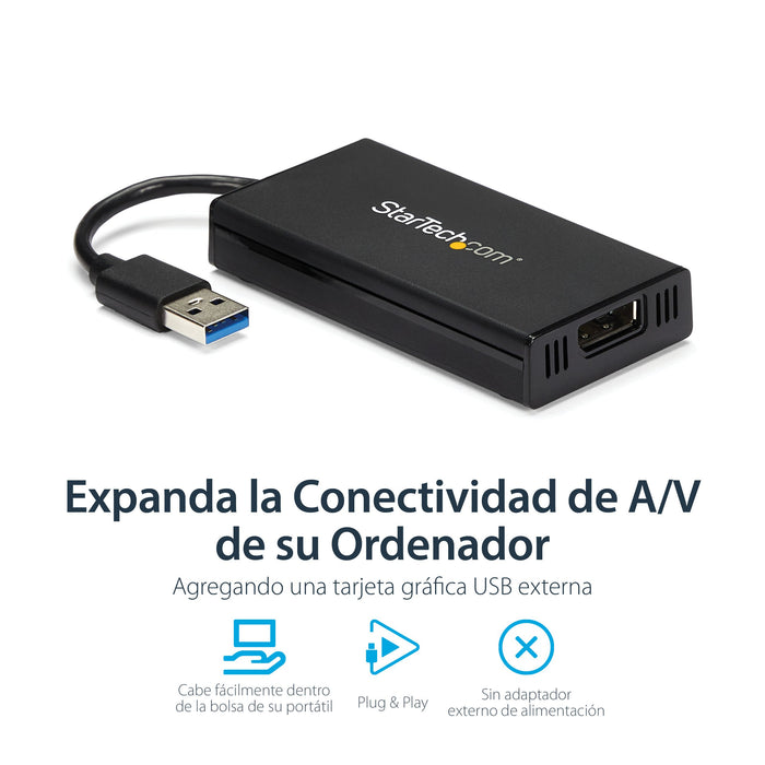 EAN 0065030858380 - StarTech.com USB32DP4K Adaptador gráfico USB 3840 x 2160 Pixeles Negro imagen 8