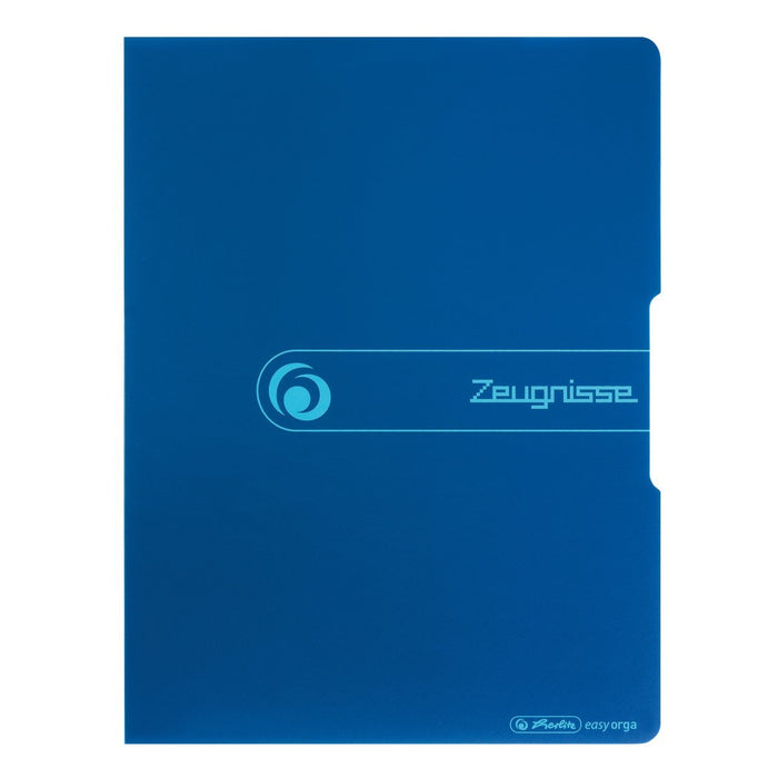 EAN 4008110434407 - Herlitz Zeugnisse Polipropileno (PP) Azul A4 imagen 1