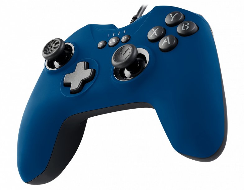 EAN 3499550362008 - NACON PCGC-100BLUE mando y volante Azul USB Gamepad Analógico PC imagen 2
