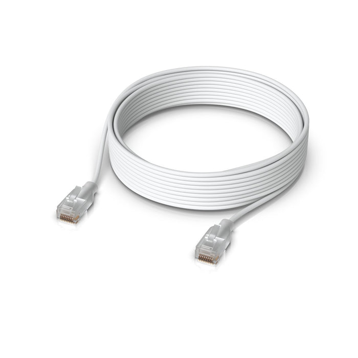 EAN 0810084695784 - Ubiquiti UACC-Cable-Patch-EL-8M-W cable de red Translúcido, Blanco Cat6 imagen 2