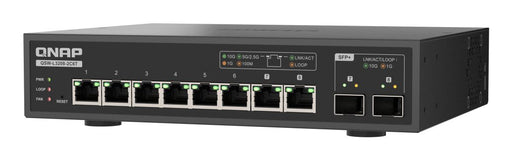 EAN 4711103086209 - QNAP QSW-L3208-2C6T switch Gestionado L2 10G Ethernet (100/1000/10000) Escritorio Negro imagen 1