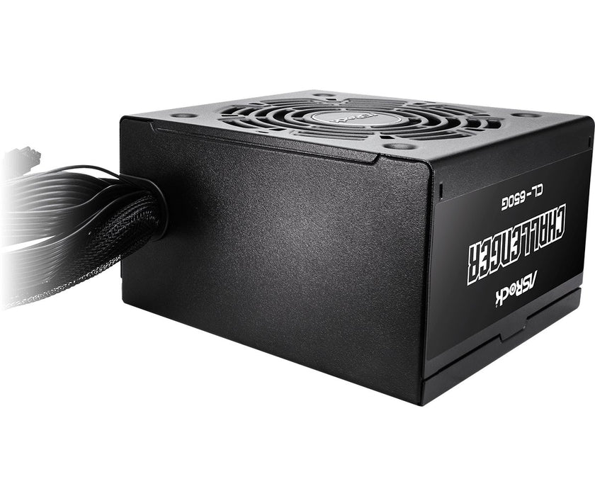 EAN 4710483948145 - Asrock CL-650G Challenger unidad de fuente de alimentación 650 W 20+4 pin ATX ATX Negro imagen 4