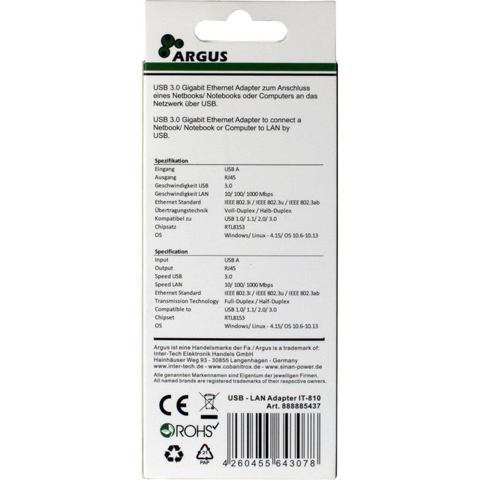 EAN 4260455643078 - Inter-Tech ARGUS IT-810 tarjeta y adaptador de interfaz imagen 4