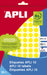 EAN 8410782027300 - APLI 02730 etiqueta autoadhesiva Alrededor Permanente Amarillo 1008 pieza(s) imagen 1