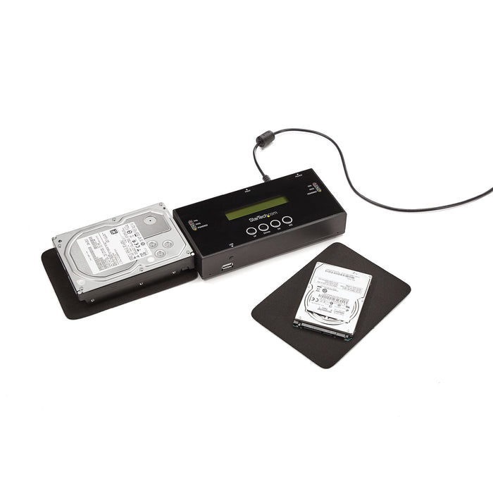 EAN 65030865517 - StarTech.com SATSASDUPE11 duplicador de datos y soporte Duplicador de HDD (discos duros) Negro 2 copias imagen 5