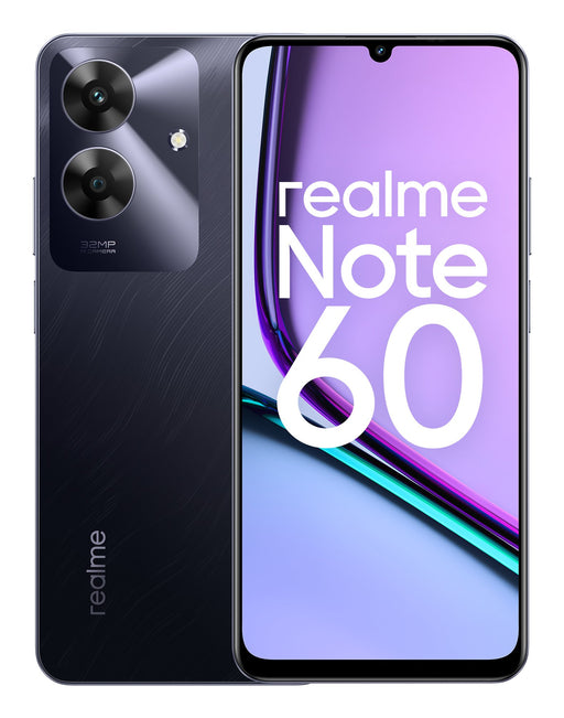EAN 6941764444607 - realme Note 60 17,1 cm (6.74") SIM doble Android 14 4G USB Tipo C 4 GB 128 GB 5000 mAh Negro, Color mármo imagen 1