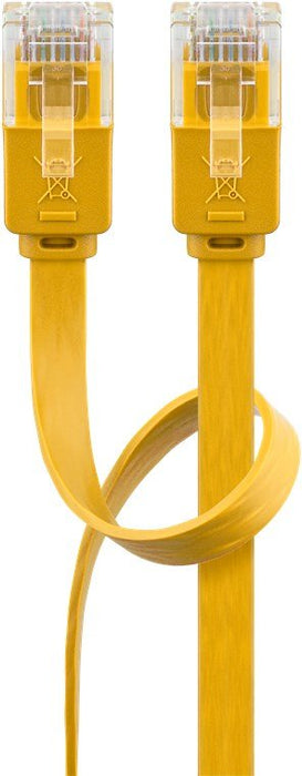 EAN 4040849964145 - Goobay 96414 cable de red Amarillo 2 m Cat6 U/UTP (UTP) imagen 2