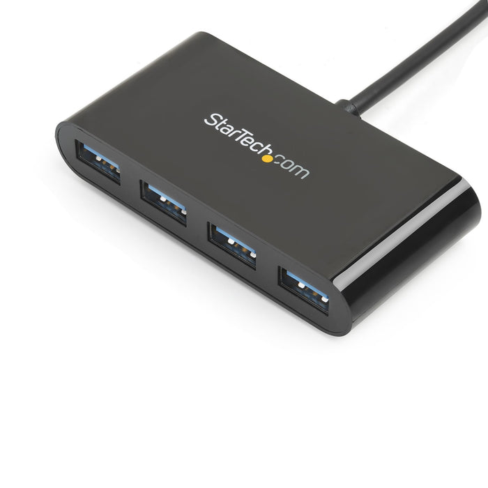 EAN 0065030866330 - StarTech.com HB30C4AB hub de interfaz USB 3.2 Gen 1 (3.1 Gen 1) Type-C 5000 Mbit/s Negro imagen 4