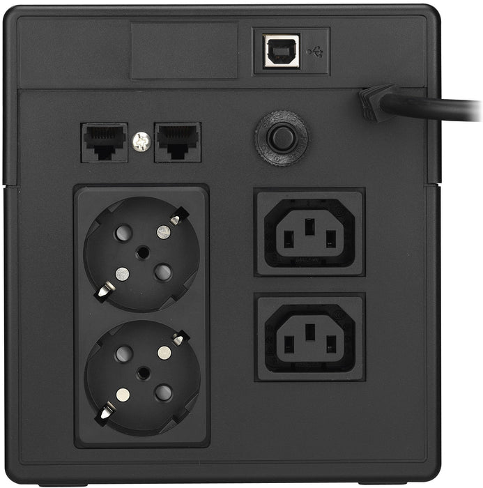 EAN 4260074972771 - PowerWalker VI 1000 LCD sistema de alimentación ininterrumpida (UPS) 1 kVA 600 W 4 salidas AC imagen 4