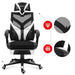 EAN 5903796011333 - Huzaro Combat 5.0 Silla para videojuegos de PC Asiento de malla Negro, Blanco imagen 11