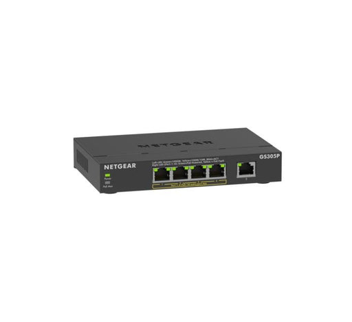 EAN 0606449164909 - NETGEAR GS305Pv3 No administrado Gigabit Ethernet (10/100/1000) Energía sobre Ethernet (PoE) Negro imagen 1