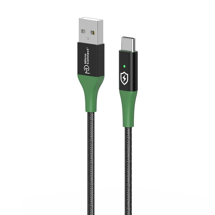 EAN 5715063388242 - Microconnect MC-SMART USB-A-C-01 cable USB USB 2.0 1 m USB A USB C Negro, Verde imagen 1