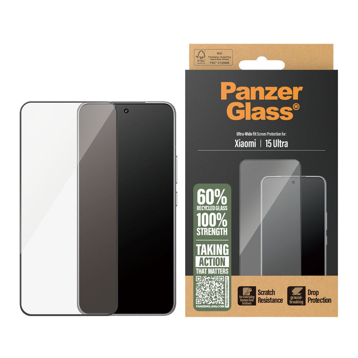EAN 5715685020643 - PanzerGlass ® Screen Protector Xiaomi 15 Ultra | Ultra-Wide Fit Protector de pantalla 1 pieza(s) imagen 2
