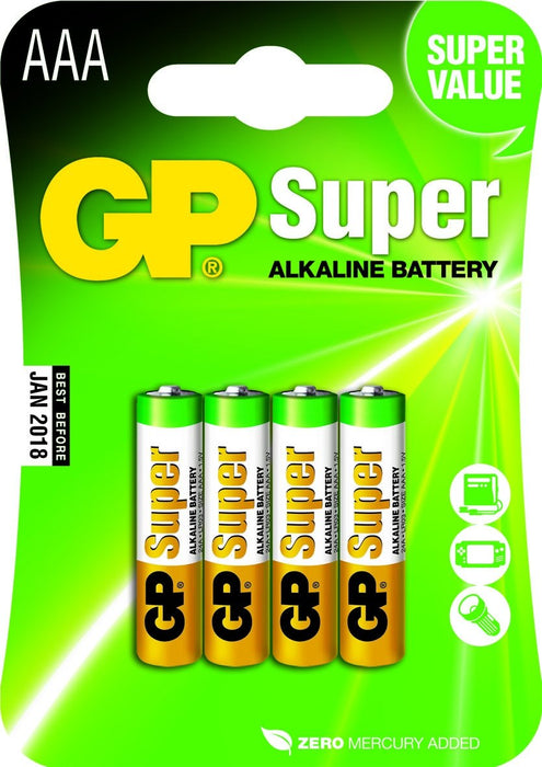 EAN 4891199000058 - GP Batteries Super Alkaline AAA Batería de un solo uso Alcalino imagen 1